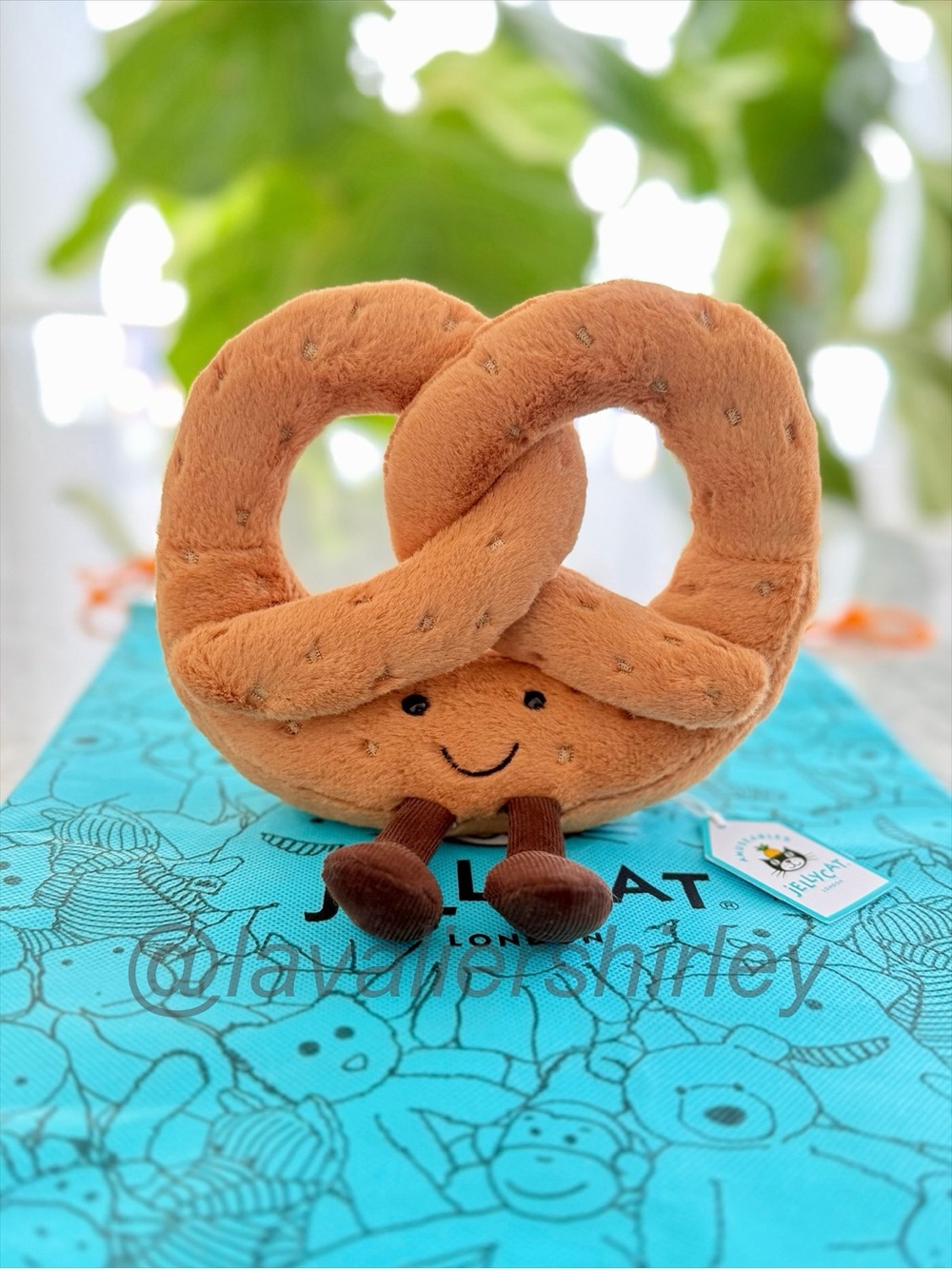 Jellycat Amuseables Pretzel NWT Authentic